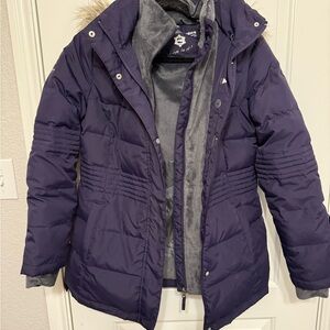 Free Country Power Down Purple Puffer Jacket